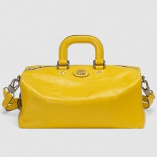 Gucci Backpack In Yellow Soft Leather