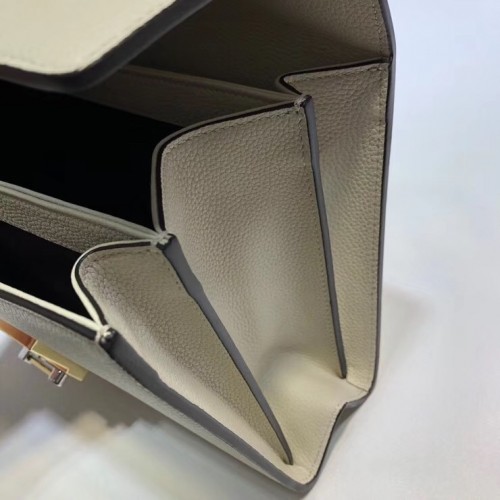 Gucci Zumi grainy leather small shoulder bag 576388 white