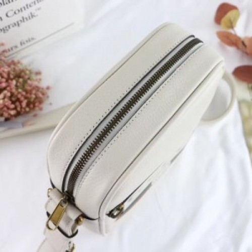 Gucci White Print Messenger Bag