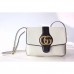 Gucci Arli Medium Shoulder Bag In White Leather