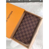 LOUIS VUITTON DAMIER EBENE CANVAS ZIPPY COMPACT WALLET