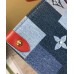 Louis Vuitton Onthego GM Tote Bag In Damier Monogram Denim Canvas M44992 Blue/Red