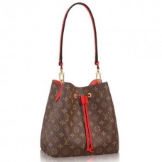 Louis Vuitton Monogram Canvas NeoNoe Bag M44021 Red 2018