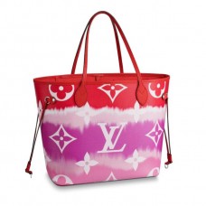 Louis Vuitton Monogram Giant Canvas LV Escale Neverfull MM Tote Bag M45127 Rouge Red