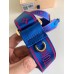 Louis Vuitton Monogram Canvas Bandoulière Strap Blue and Magenta