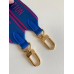 Louis Vuitton Monogram Canvas Bandoulière Strap Blue and Magenta