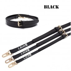 Louis Vuitton Black Strap Adjustable 105cm - 120cm