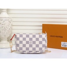 Louis vuitton damiur azur mini pouchette M51980