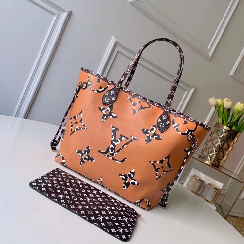 lv neverfull animal print