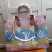 Louis Vuitton M45119 LV Escale Onthego GM tote bag Pastel Pink Monogram Canvas