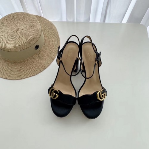 Gucci Heel 10cm Platform Sandals with Double G 573021 Original Quality 2019