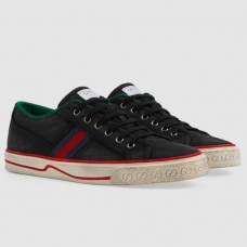 Gucci Men's Tennis 1977 Sneakers In Black Cotton