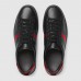 Gucci Men's Ace leather sneaker black