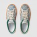 Gucci Tennis 1977 sneaker Light blue and ivory GG stretch cotton