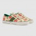 Gucci Women's Tennis 1977 sneaker GG apple print ivory canvas