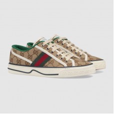 Gucci Tennis 1977 sneaker Beige/ebony Original GG canvas