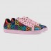 Gucci Women's GG Psychedelic Ace sneaker Pink leather trim