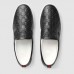 Gucci Men Gucci Signature Slip-On Sneaker-Black