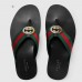 Gucci Men’s thong sandal with Web