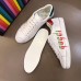 Gucci Men's White Ace sneaker With Gucci Blade