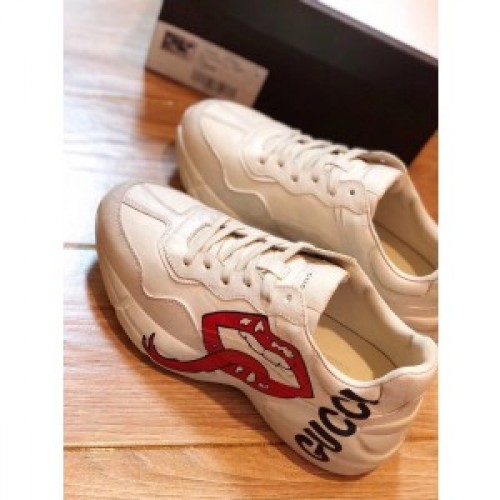 men's rhyton sneaker with mouth print