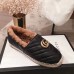 Gucci Shearling Espadrilles Black With Double G