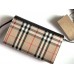 Burberry women's bag Vintage Plaid leather wallet messenger bag