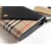 Burberry women's bag Vintage Plaid leather wallet messenger bag