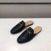 Gucci Princetown Slippers In Black Leather