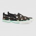 Gucci Ken Scott print Gucci Tennis 1977 Black trim sneaker