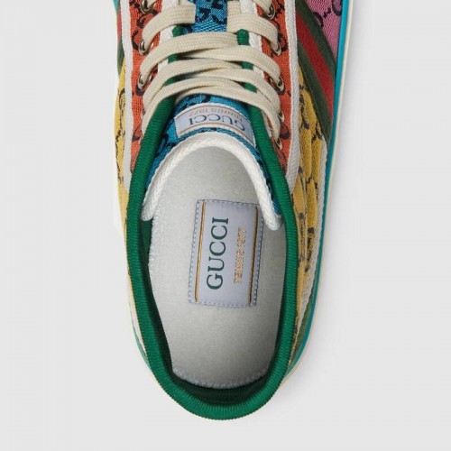 Gucci Men's Tennis 1977 GG Multicolor high-top sneakers -