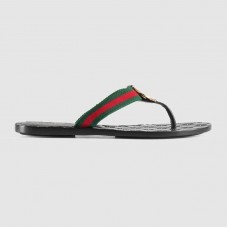 Gucci GG thong Web sandal for women