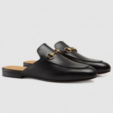 Gucci Princetown Slippers In Black Leather