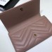 Gucci Dusty Pink GG Marmont Continental Wallet