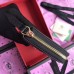 Gucci Sylvie Zip Around Wallet In Black Leather