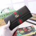 Gucci Black Leather Ophidia Continental Wallet