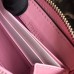 Gucci GG Supreme Zip Around Wallet With Strawberry Print