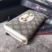 Gucci Horsebit 1955 White Zip Around Wallet