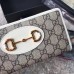 Gucci Horsebit 1955 White Zip Around Wallet