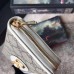 Gucci Horsebit 1955 White Zip Around Wallet