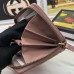 Gucci Dusty Pink GG Marmont Zip Around Wallet