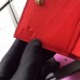 Gucci Padlock Wallet In Red Signature Leather