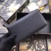 Gucci Black Leather Zip Around Wallet With Bow
