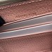 Gucci White Leather Zip Around Wallet With Bow