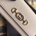 Gucci Zumi Grainy Leather Continental Wallet 573612 White 2019