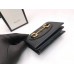 Gucci Horsebit 1955 Card Case Wallet In Black Calfskin