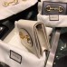 Gucci Horsebit 1955 Card Case Wallet In White Calfskin