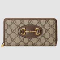 Gucci Horsebit 1955 Brown Zip Around Wallet