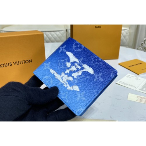 Louis Vuitton M69742 LV Slender wallet in Monogram Clouds coated canvas