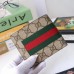 Gucci Beige Web GG Supreme Bi-fold Wallet